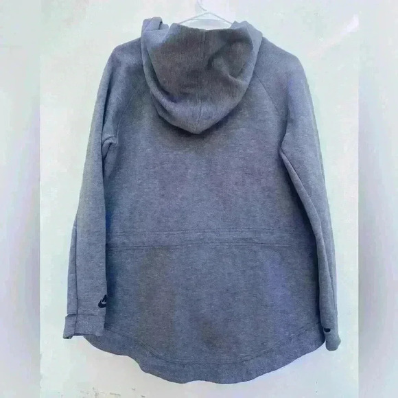 Y2K 1999 Nike tech sweatshirt women’s gray size medium asymmetrical zipper - Picture 8 of 8